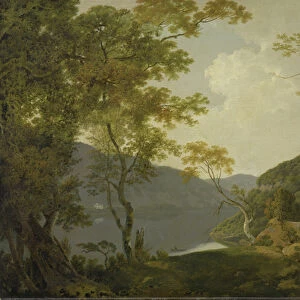 Lake Scene, 1790 (oil on canvas)