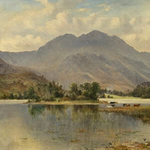 Landscape, Highland Scene, 19th century (oil on canvas)