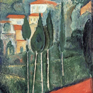 Landscape, South of France, 1919 (oil on canvas)
