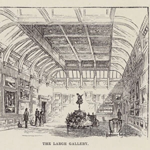 The Large Gallery, the Grafton Galleries, London (litho)
