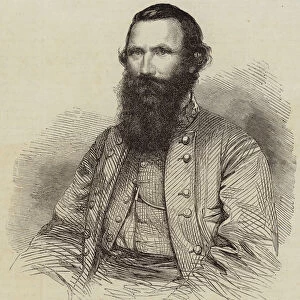 The Late General J E B Stuart, of the Army of the Confederate States (engraving)