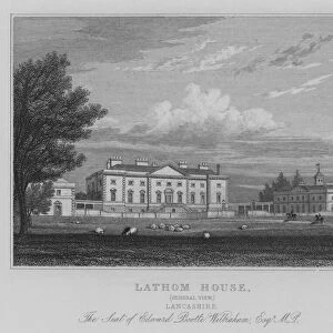 Lathom House, General View, Lancashire, The Seat of Edward Boolte Wilbraham, Esquire, MP (engraving)