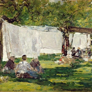 The Laundry at Collise St. Simeon (oil)