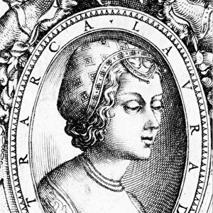 Laure de Noves, 16th century portrait. Milan, Spada collection
