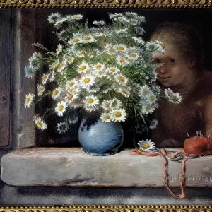 Le bouquet de daisies Pastel by Jean Francois Millet (1814-1875) 1871 Sun