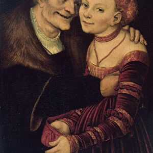 Le couple mal assorti - The Unequal Couple - Cranach, Lucas