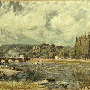 Le Pont de Sevres, 1877 (oil on canvas)