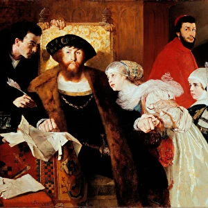 "Le roi Christian II de Danemark (1481-1559) signe la condamnation a mort de