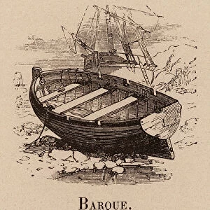 Le Vocabulaire Illustre: Barque; Bark; Barke (engraving)