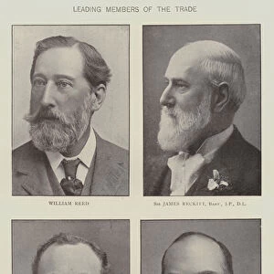 Leading members of the grocers trade (b / w photo)