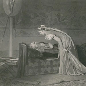 Lear and Cordelia, King Lear (engraving)