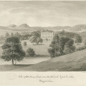 Leek - Ball Haye Hall: sepia drawing, 1844 (drawing)