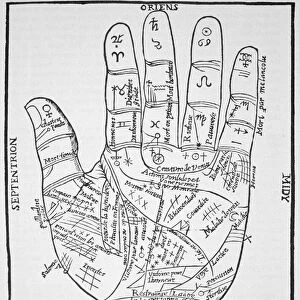 The Left Hand, copy of a diagram after Jean Belot, Oevres, Lyon 1649
