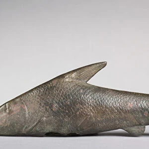 Lepidotus Fish, Greco-Roman Period, 305-30 BC (bronze)