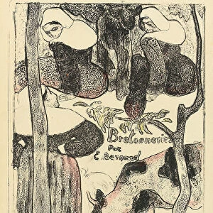 Les Bretonnieres, front cover of the series, 1888-89 (zincograph)
