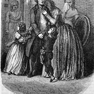 Les fareeux de Louis XVI a sa famille (a Marie Antoinette et Louis XVII)