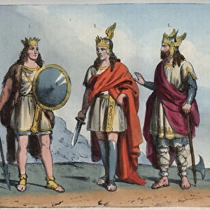 Les Merovingiens - Merovingian dynasty - Pharamond or Faramund (- Chlodio (Clodius