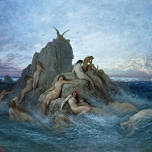 Les Oceanides (oil on canvas)