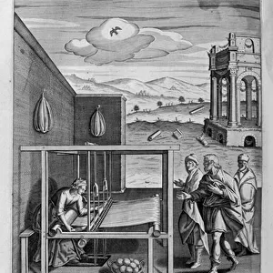 Les Toiles de Minerva, c. 1615 (engraving)