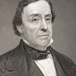 Lewis Cass, from Gallery of Historical Portraits, published c. 1880 (litho)
