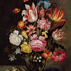 Still Life of Flowers in an Ovoid Vase