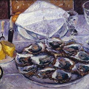 Still Life with Oysters, 1881 (oil on canvas)