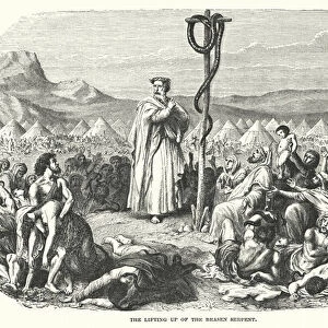 The Lifting Up of the Brasen Serpent (engraving)