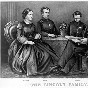 The Lincoln Family, pub. c. 1867 (litho)