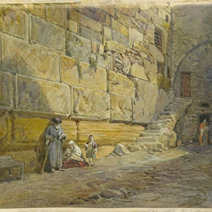 Lintel of Barclays Doorway, Near Jews Wailing Place, Jerusalem