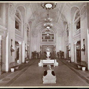 The Lobby at the Hotel McAlpin, 1913 (silver gelatin print)