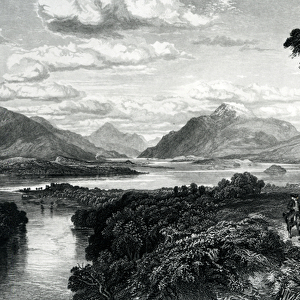 Loch Lomond, engraved by Thomas Brown, from Six Engravings in illustration of