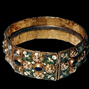 Lombard art: Lombardy Iron crown in gold, iron, enamels and precious stones
