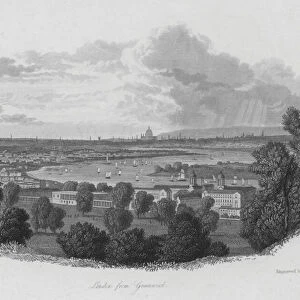London from Greenwich (engraving)