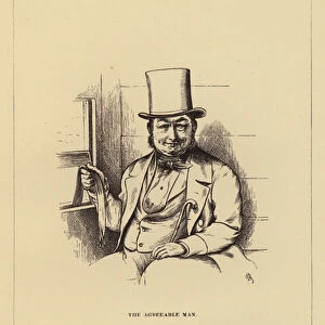 London People, The Excursion Train: The Agreeable Man (engraving)