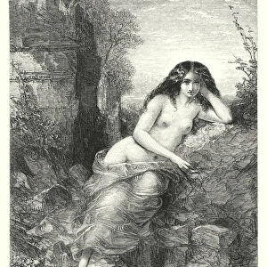 Lord Byrons Childe Harold, Canto IV, Stanza 118 (engraving)
