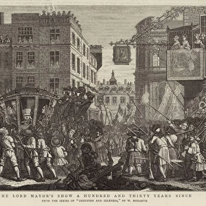 The Lord Mayors Show a Hundred and Thirty Years since (engraving)