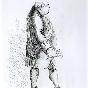 Lord North (1732-92) (engraving) (b / w photo)
