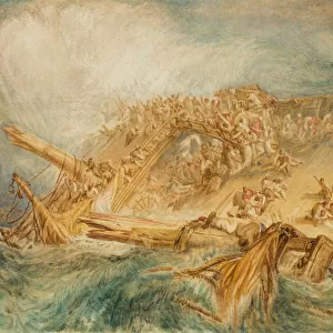 The Loss of an East Indiaman, c. 1818 (w / c on paper)