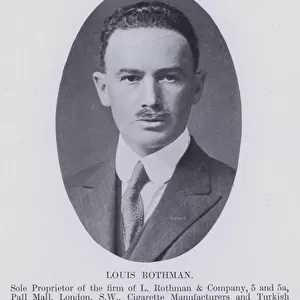 Louis Rothman (b / w photo)