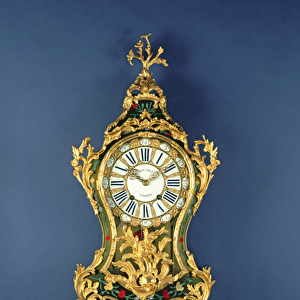 A Louis XV Bracket Clock, c. 1745 (brass, ormolu, stained horn and ivory)