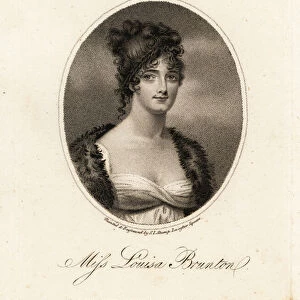 Louisa Brunton, English actress who performed at Covent Garden, , 1769 (engraving)