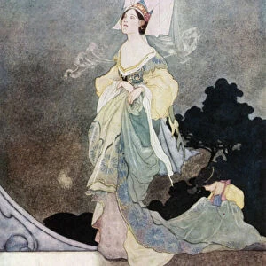 The loveliest of the Queens Maids of Honour (colour litho)