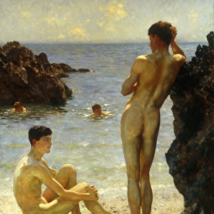 Lovers of the Sun, 1923 (oil on canvas)