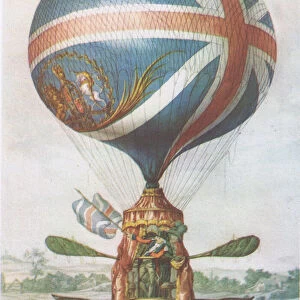 Lunardis Balloon, from British Adventure published by Collins, 1947 (colour litho)