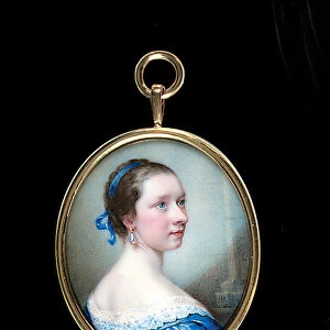 Lydia Garner, 1753 (enamel on copper)