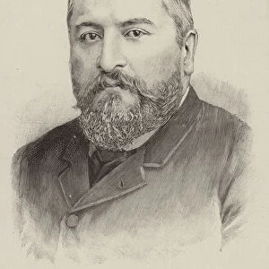M Dupuy, Premier of France (engraving)