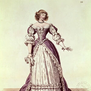 Madame Moliere, nee Armande Bejart (1642-1700) in the role of Elmire in Le Tartuffe
