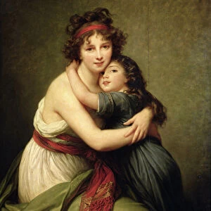 Madame Vigee-Lebrun and her Daughter, Jeanne-Lucie-Louise (1780-1819) 1789 (oil