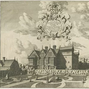 Madeley Manor House: engraving, nd [c 1686] (print)