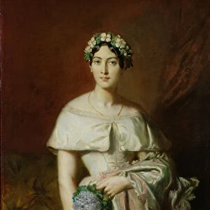 Mademoiselle Marie-Therese de Cabarrus, 1848 (oil on canvas)